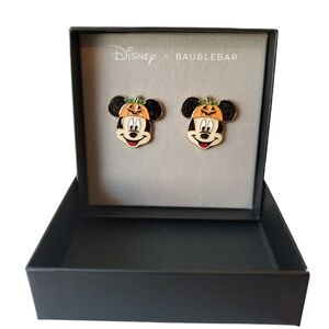 Disney x Baublebar Halloween Pumpkin Mickey Mouse Earrings